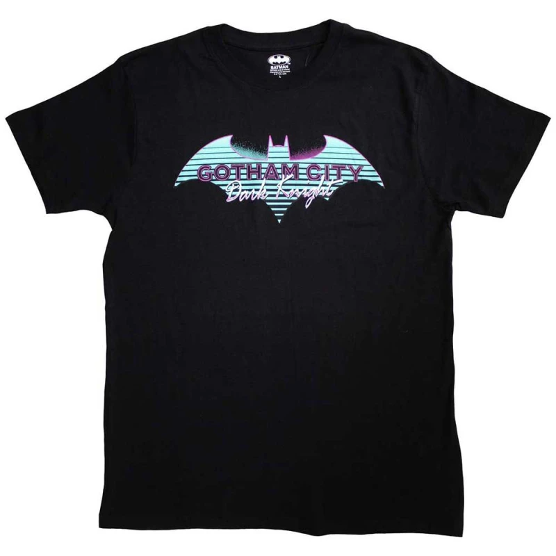 Image of DC Comics Batman Gotham City T Shirt Black unisex