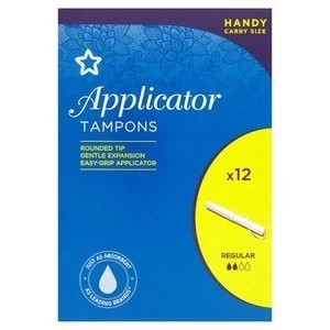 Image of Superdrug Regular Applicator Tampons X12
