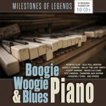 Image of Milestones of Legends Boogie Woogie & Blues Piano by Various Artists CD Album
