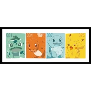 Image of Pokemon Kanto Partners Framed Collector Print