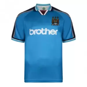 Image of Score Draw Manchester City 1998 Home Shirt