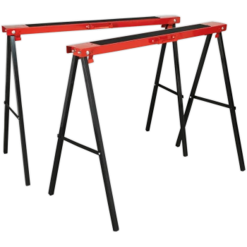 Image of Sealey Fold Down Work Trestles