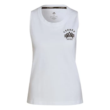 Image of adidas Terrex Graphic Tank Top Womens - White