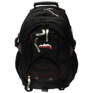 Image of Ridge 53 Bolton Backpack - Black/Red