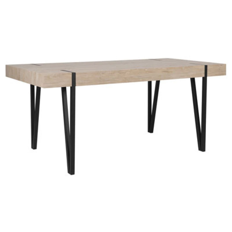 Image of Beliani Dining Table Adena Light Brown 150 Cm 90 Cm