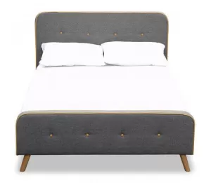 Image of Loft Linen Bed Frame Grey