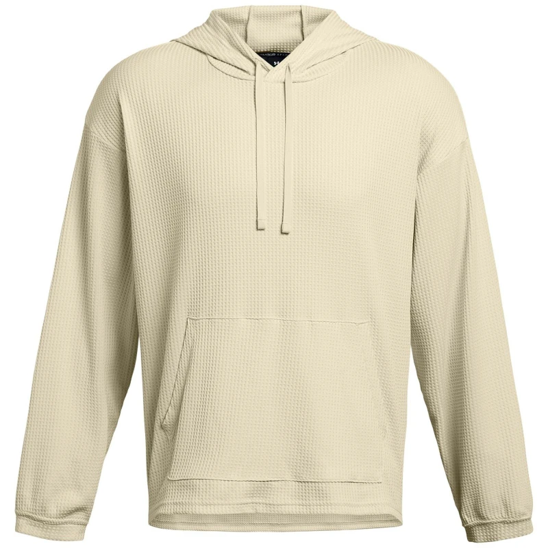 Image of Under Armour Rival Waffle Hoodie - Beige Beige S