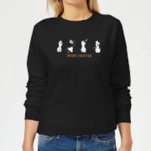 Image of Frozen 2 Shape Shifter Womens Sweatshirt - Black - S