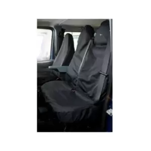 Image of Van Seat Cover - Double - Black - Ford Transit - trdblk - Town&country