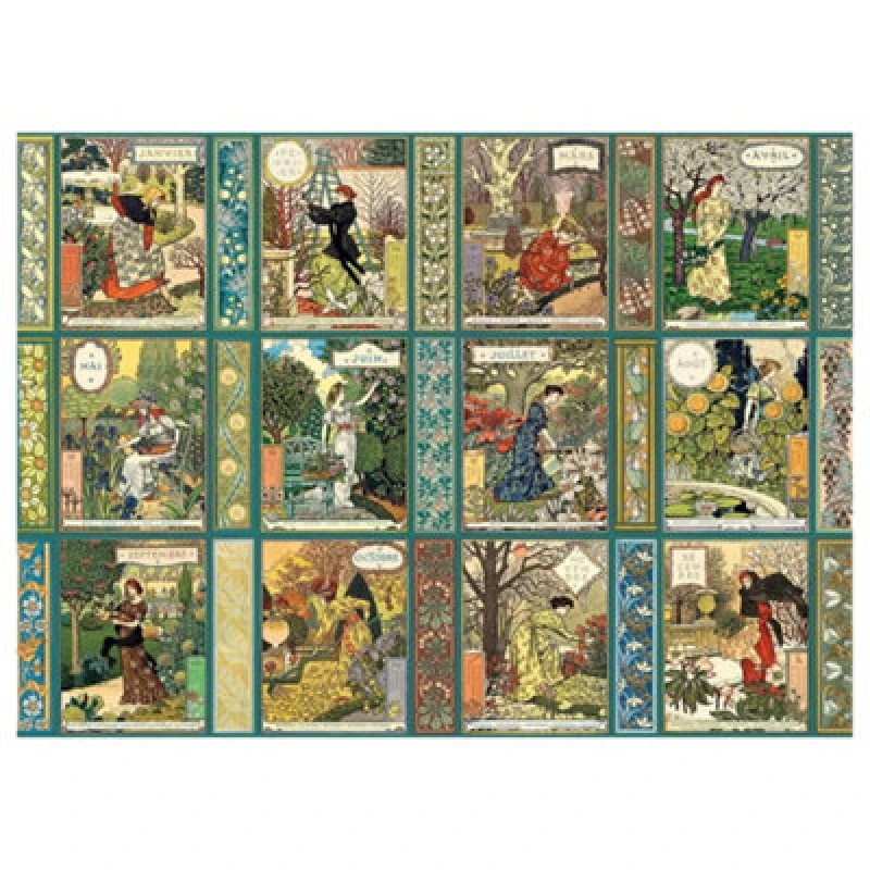 Image of Cheatwell Games Jardiniere: A Gardener's Calendar Jigsaw Puzzle 1000 Pieces Multi