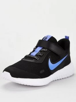 Image of Nike Revolution 5 Glitter Childrens Trainers - Black/Blue