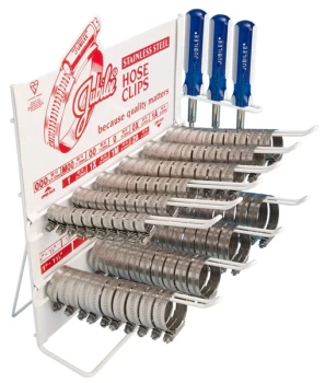 Image of Hose Clip Dispenser with S/S Clips & Flexidrivers CD100SS JUBILEE