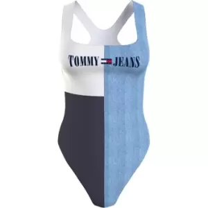 Image of Tommy Hilfiger Racer Back Thong - White