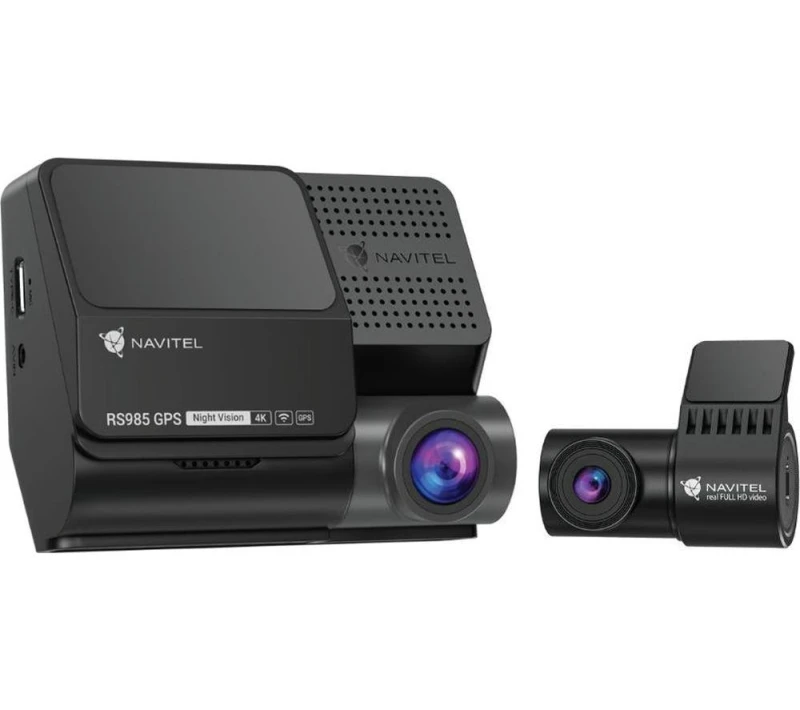 Image of NAVITEL RS985 GPS Dual 4K Ultra HD Front & Full HD Rear Dash Cam - Black 8594181746014