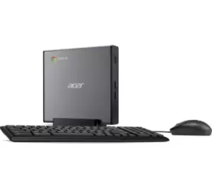 Image of ACER Chromebox CXi4 Mini Desktop PC - Intel Celeron , 32GB eMMC, Silver, Black