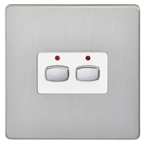 Image of EnerGenie MIHO073 light switch Stainless steel White