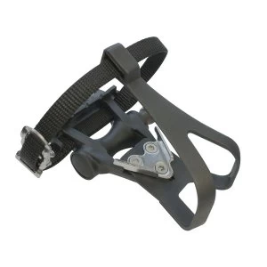 Image of ETC Resin Road Pedals Inc Toe Clips and Straps 9/16