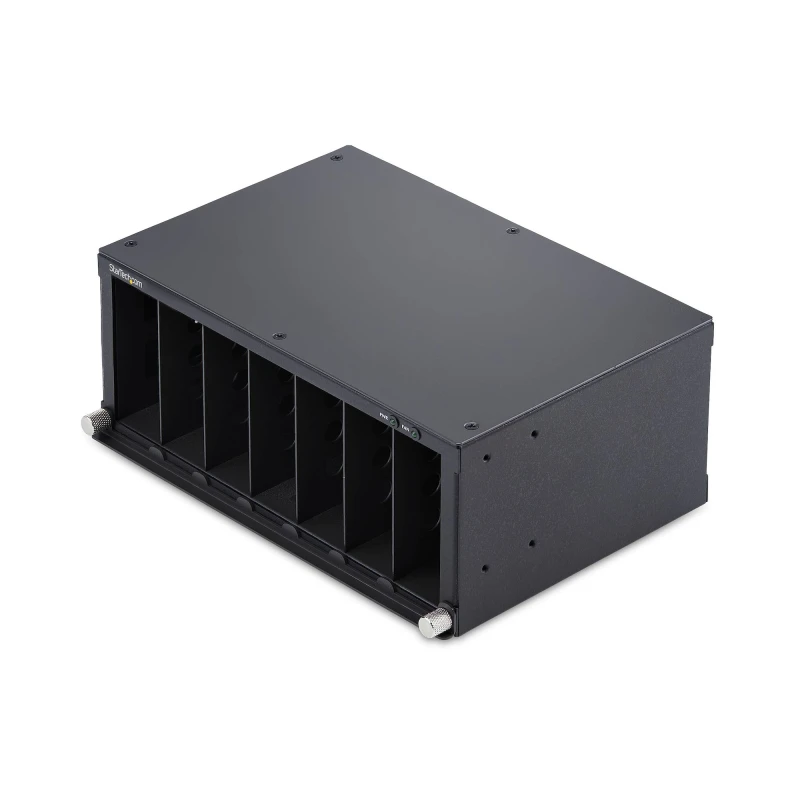 Image of StarTech.com 7-Slot Unmanaged Media Converter Chassis for MCM Media Co
