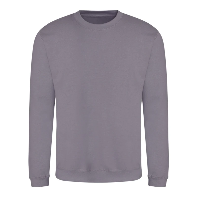 Image of AWDis AWDis Men Soft Touch Sweatshirt in Pale Lilac Size: X-Large Pale Lilac XL Male 5063470633869