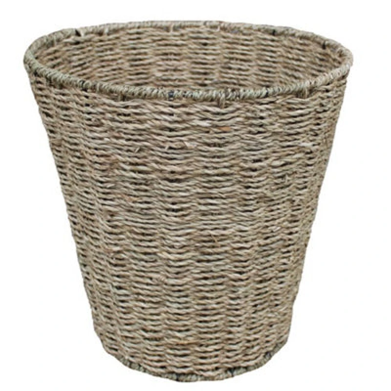 Image of Red Hamper H103 Seagrass Round Waste Paper Basket