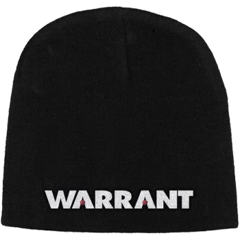 Image of Warrant - Logo Unisex Beanie - Black