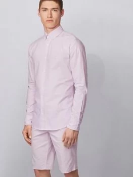 Image of Hugo Boss Mabsoot 1 Oxford Shirt Pink Size L Men