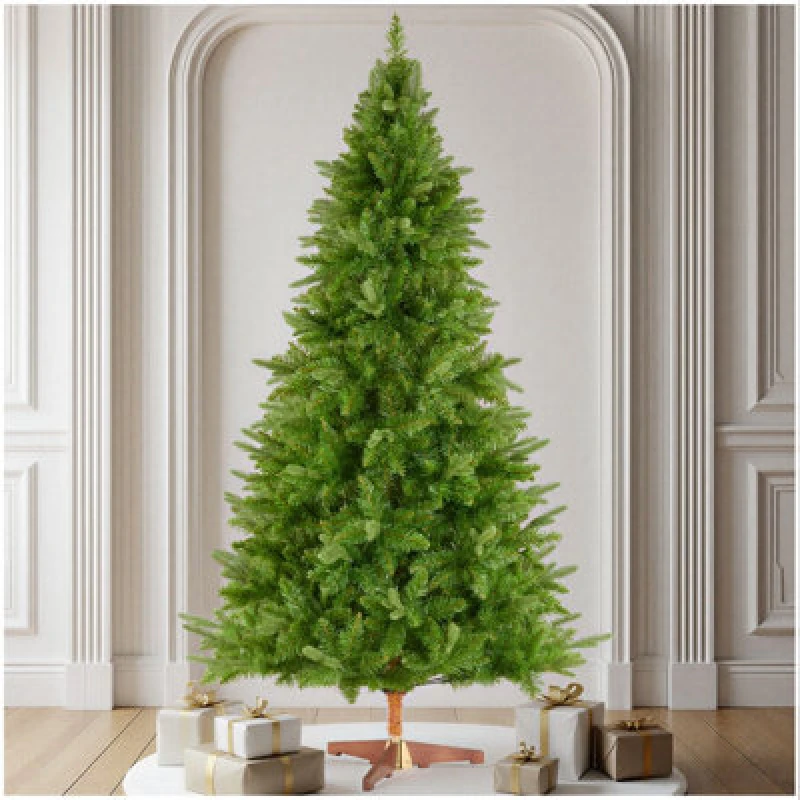 Image of Tectake Christmas Tree Cupid - Artificial In Green, Pvc, Injection Moulded Needles - 220 Cm - Green