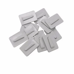 Image of Zexum 20x30mm Self Adhesive Steel Coated Cable Clips 10 Pack