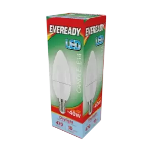 Image of Eveready LED Candle 6W 480lm Daylight 6500k E14