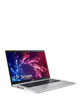 Image of Acer Aspire 3 A317-33 Laptop - 17.3" Hd+, Intel Pentium Silver, 8GB Ram, 512GB SSD - Silver - Laptop Only