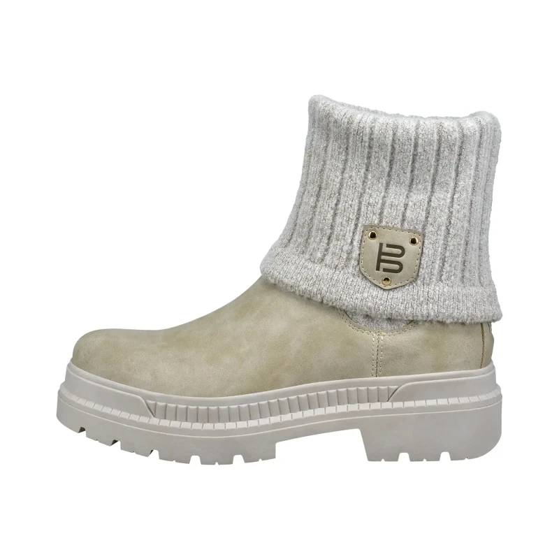 Image of TT.Bagatt Knitted ankle boots For Her TT.Bagatt Chelsea Beige Female 37