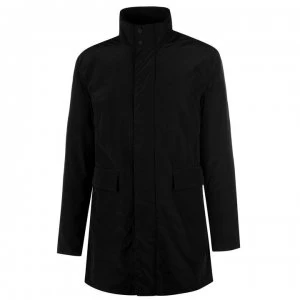 Image of Linea Debden Padded Parka Coat - Black