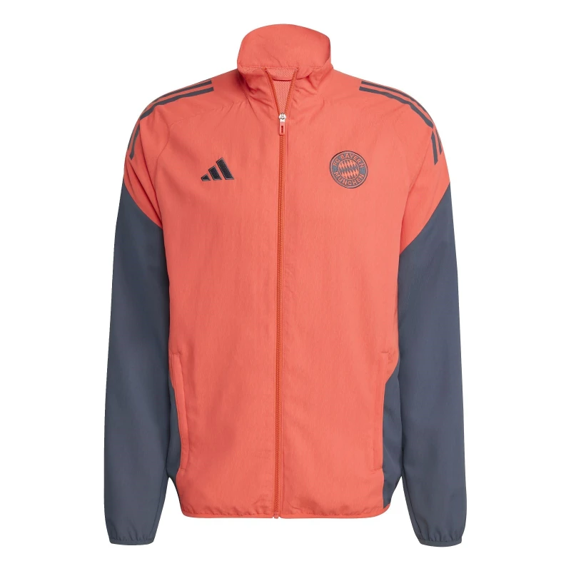 Image of adidas Bayern Tiro 25 Competition Presentation Jacket Mens Orange male XL