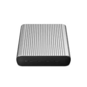 Image of HYPER 245W GaN Desktop Charger Black, Silver Indoor