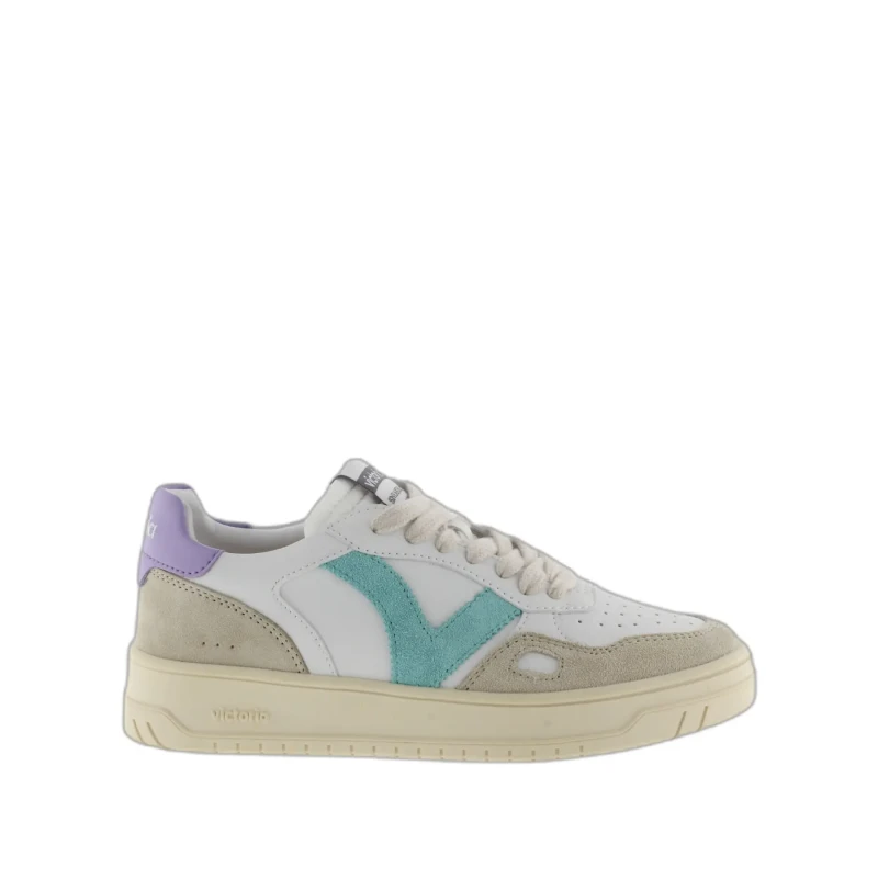 Image of Victoria Leather effect and split leather Trainers Victoria Seul Violet Unisex 41