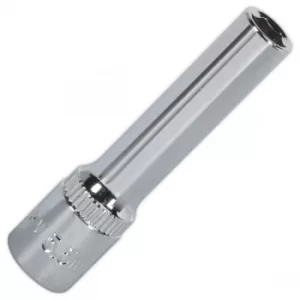 Image of Sealey SP14055D Walldrive Socket 5.5mm Deep 1/4"sq Drive Fully Po...
