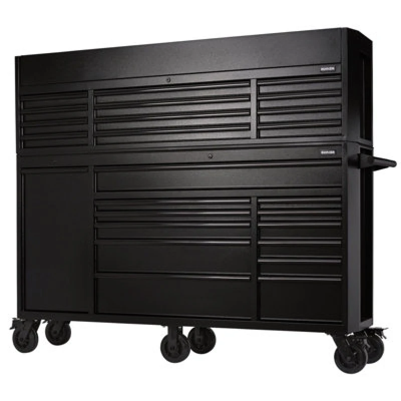 Image of Bunker 25 Drawer Roller Cabinet and Tool Chest Combo 24253 Colour: Black