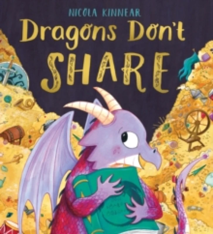 Image of Nicola Kinnear Dragons Don't Share PB Book Multi unisex