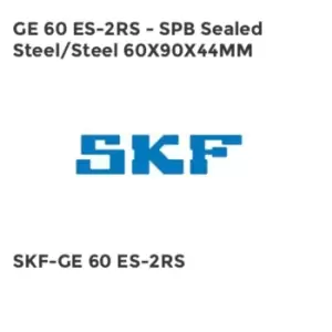 Image of GE 60 ES-2RS - SPB Sealed Steel/Steel 60X90X44MM
