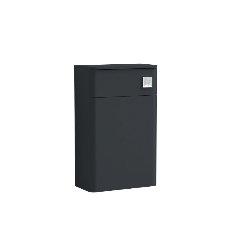 Image of Balterley Floor Standing Concealed WC Toilet Unit Soft Black 500mm Black