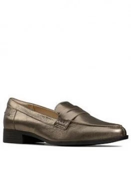 Image of Clarks Hamble Leather Loafer - Stone