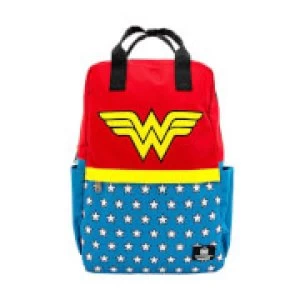 Image of Loungefly DC Comics Dc Wonder Woman Vintage Nylon Square Backpack