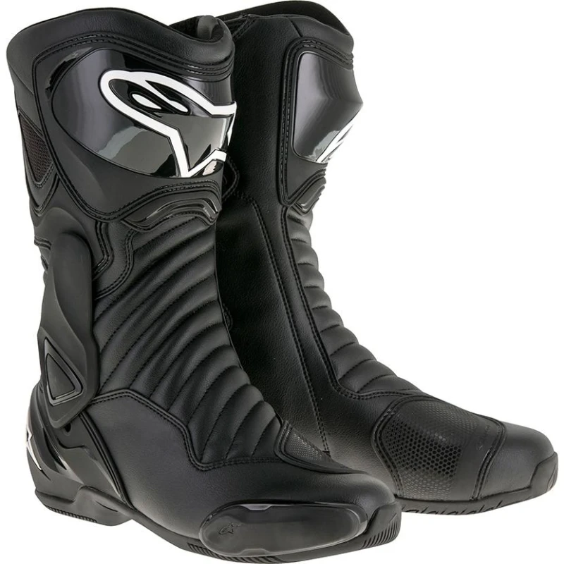 Image of Alpinestars SMX-6 v2 CE Motorcycle Boots 38 Black (UK 4) Black