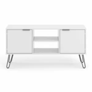 Image of Augusta 2 Door Flat Screen TV Unit White
