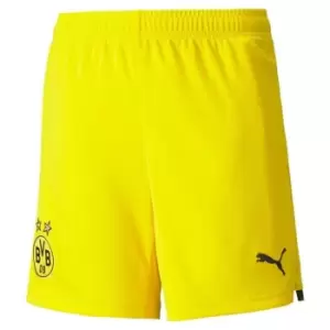 Image of Puma Borussia Dortmund Home Shorts 2021 2022 Junior - Yellow