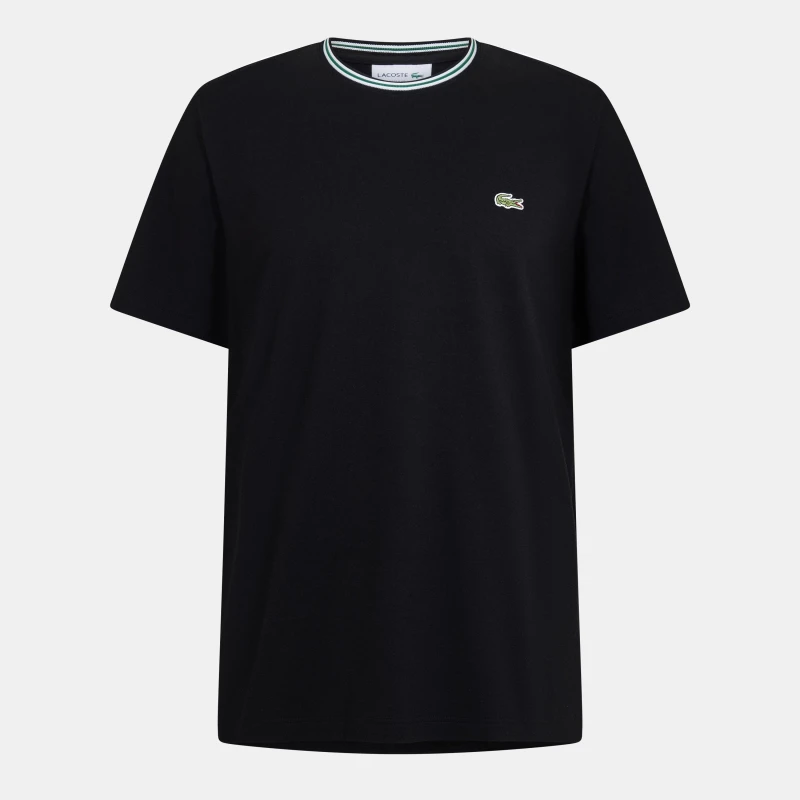 Image of Lacoste Mens Tipped T-Shirt Black 031 male S