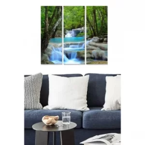 Image of MDF9883684 Multicolor Decorative MDF Painting (3 Pieces)