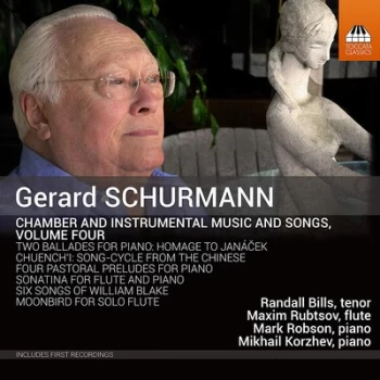 Image of Gerard Schurmann Chamber and Instrumental Music and Songs - Volume 4 by Gerard Schurmann CD Album
