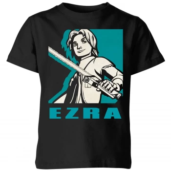 Image of Star Wars Rebels Ezra Kids T-Shirt - Black - 9-10 Years