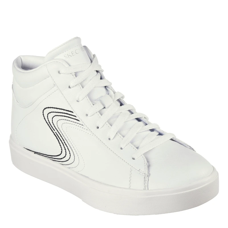 Image of Skechers Womens Edenlx Classic Low-Top Trainers White/Black female 2 (35)